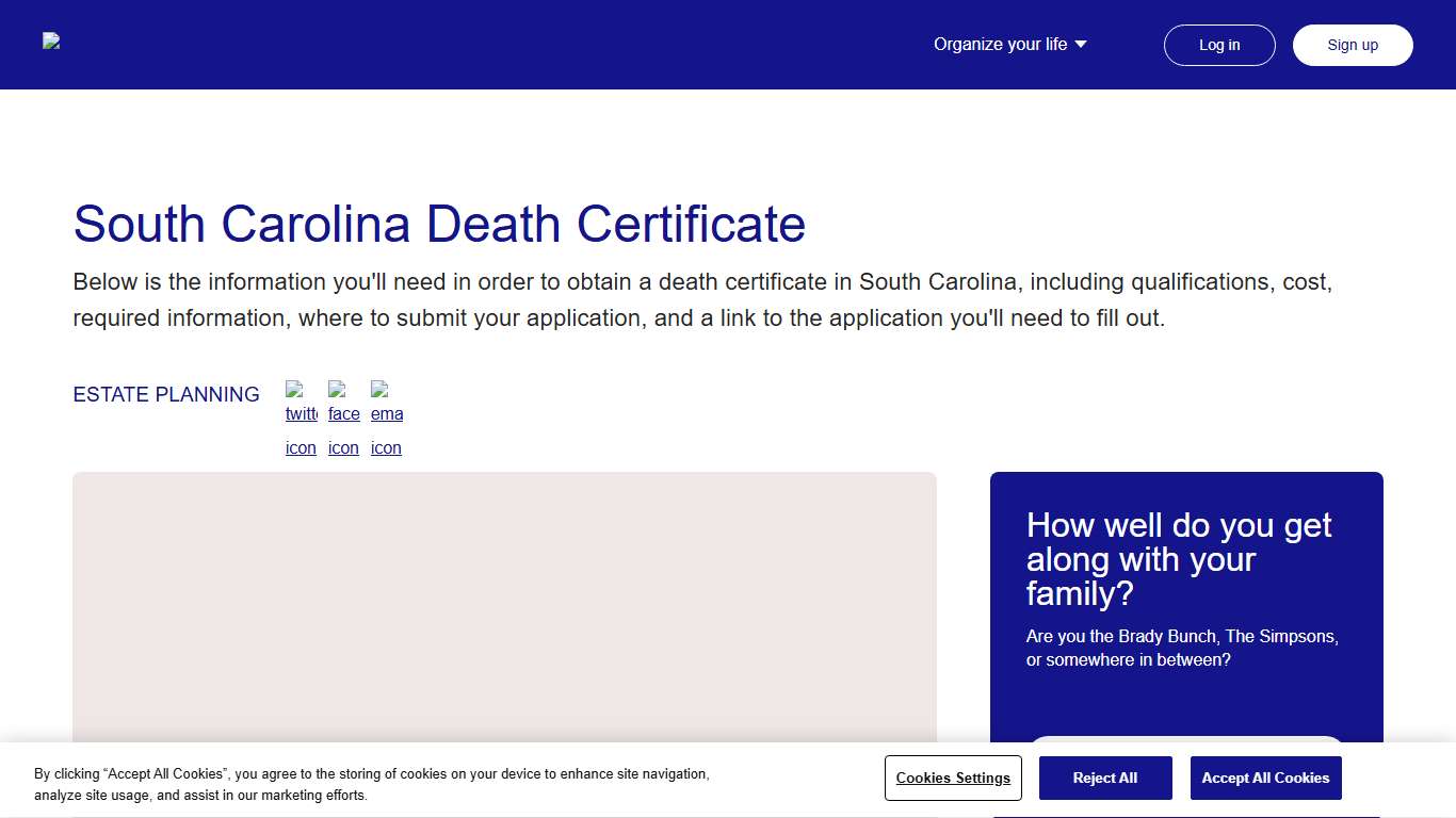 South Carolina Death Certificate Everplans